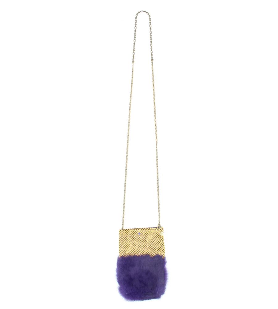 Laura B Soft Mobile Bag Purple