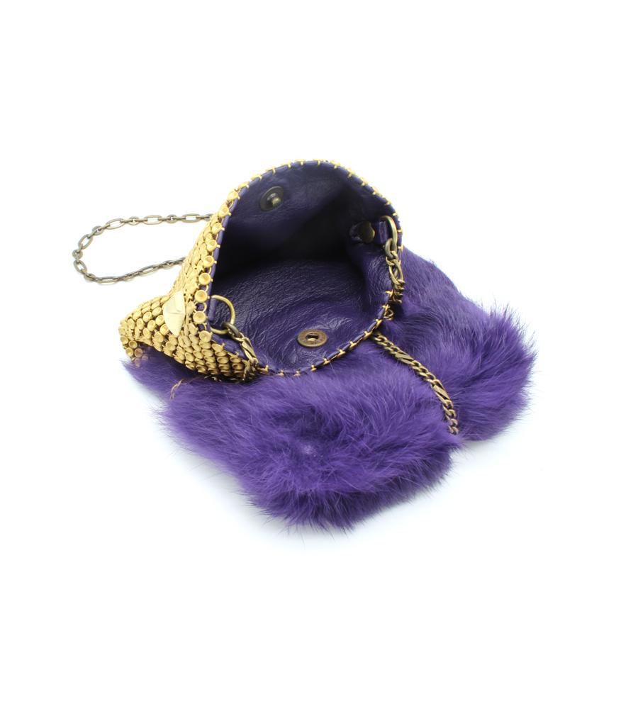 Laura B Soft Mobile Bag Purple