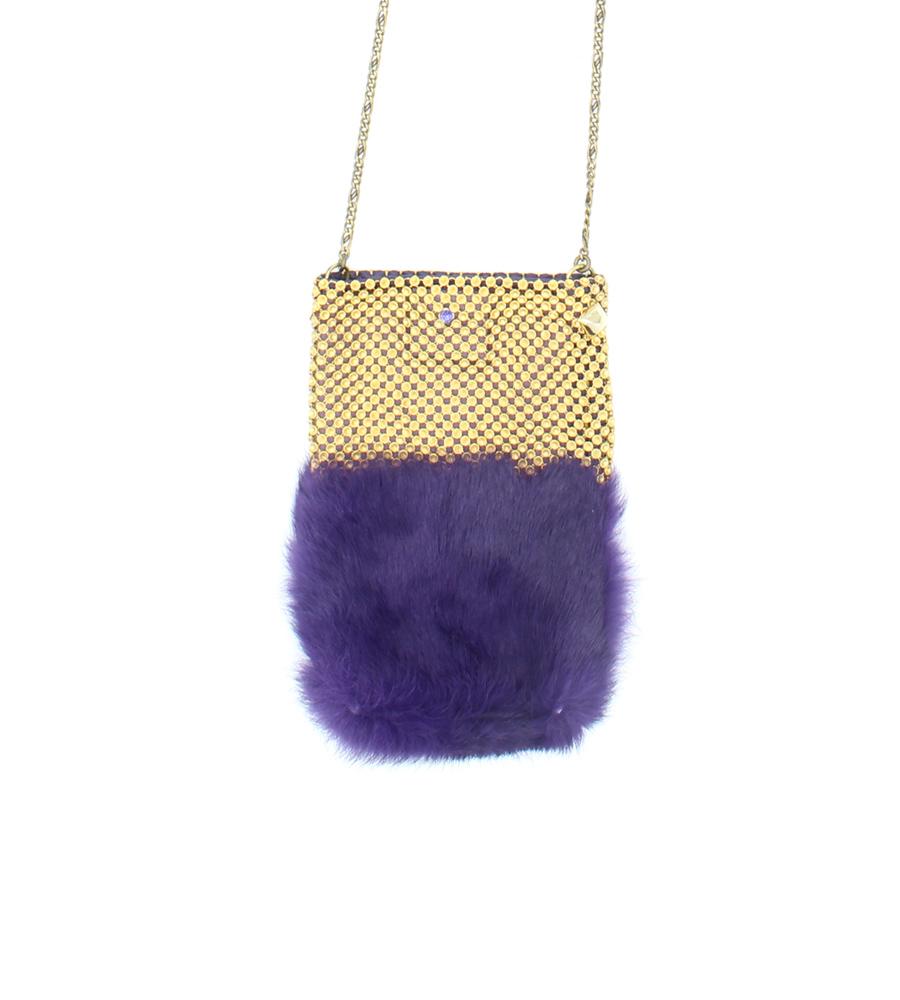 laura b Soft Mobile Bag Purple
