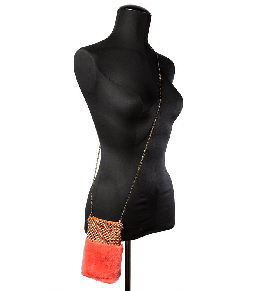 laura b Soft Mobile Bag Soft Orange