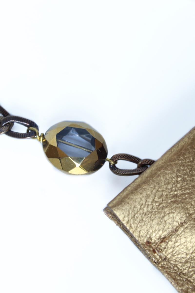 Laura B The Clutch Gold