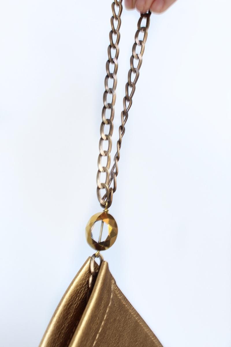 Laura B The Clutch Gold