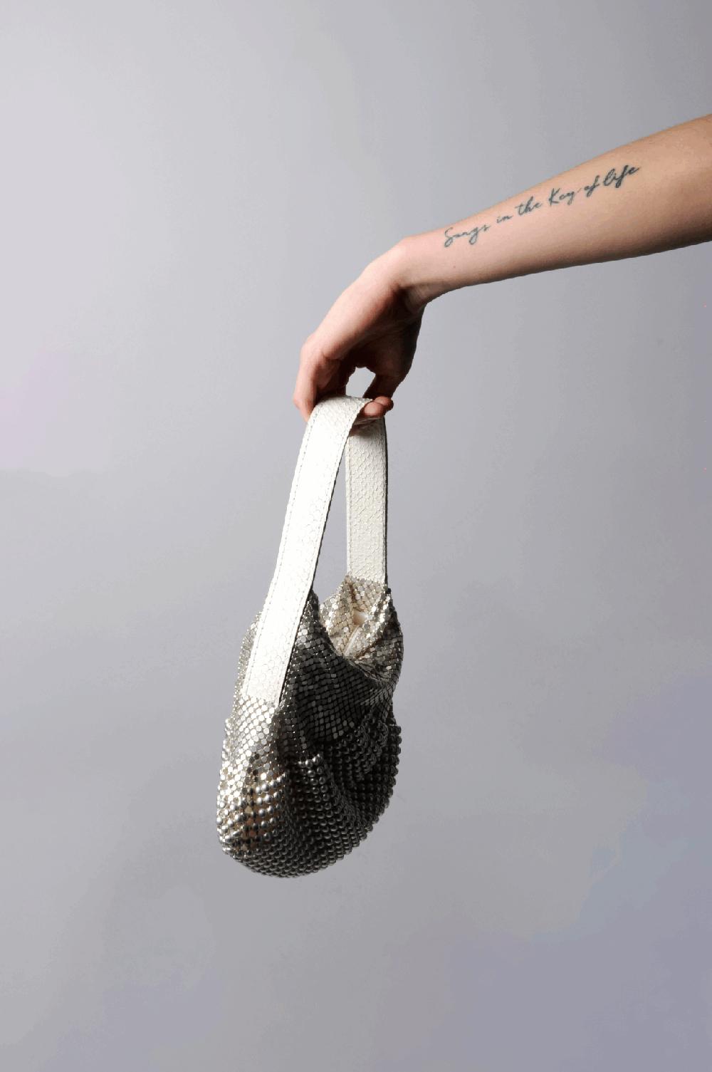 Laura B Vittoria Handbag White