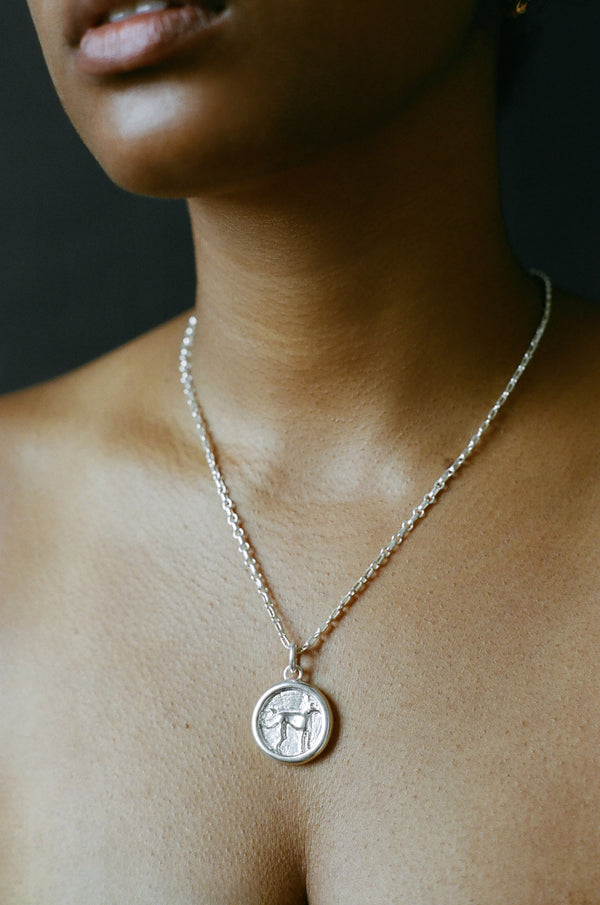 Laura Lombardi AMS X LL Silver Protection Pendant