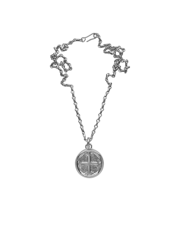 laura lombardi AMS x LL Silver Saint Basil Pendant