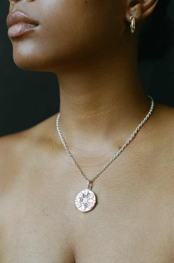 Laura Lombardi AMS X LL Silver Seraphim Pendant
