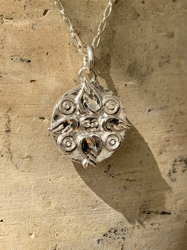 Laura Lombardi AMS X LL Silver Seraphim Pendant