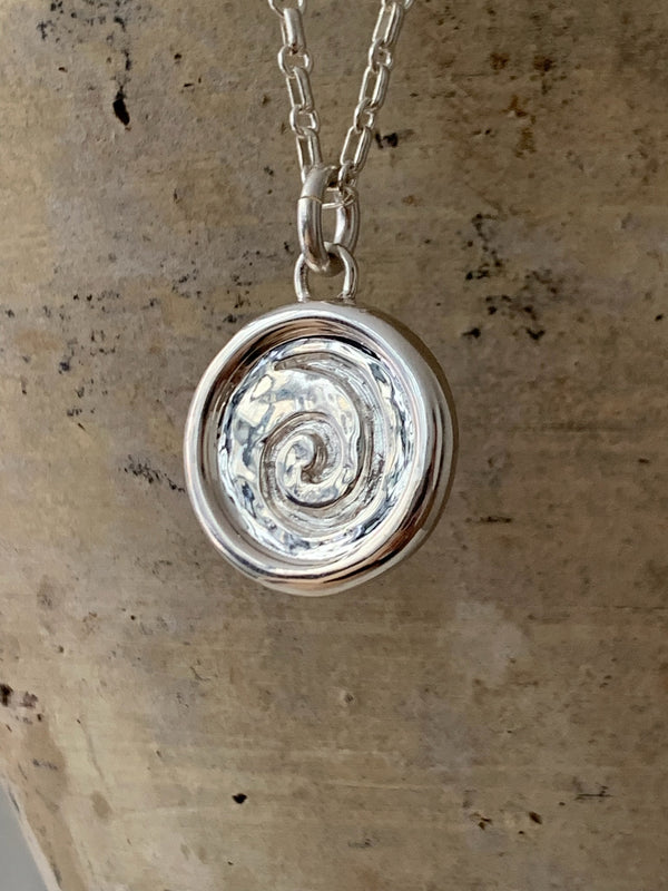 Laura Lombardi AMS X LL Silver Spiral Pendant