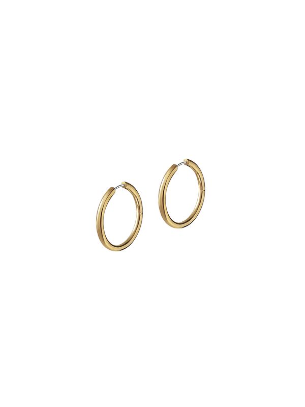 Laura Lombardi Medium Seamless Hoops