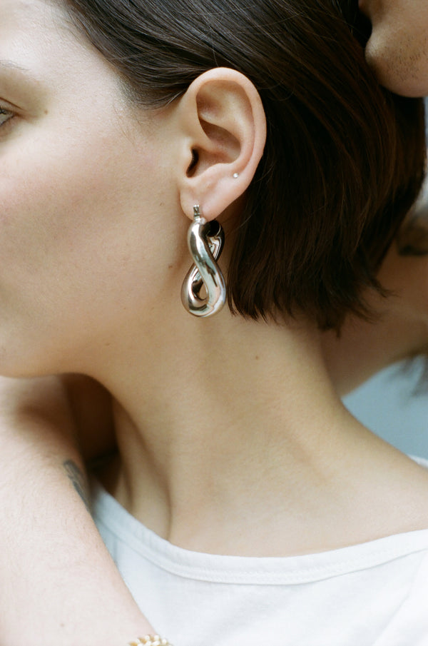 Laura Lombardi Silver Anima Earrings