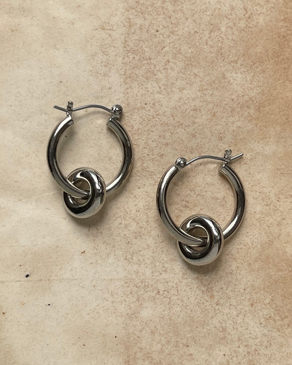 Laura Lombardi Silver Isola Earrings