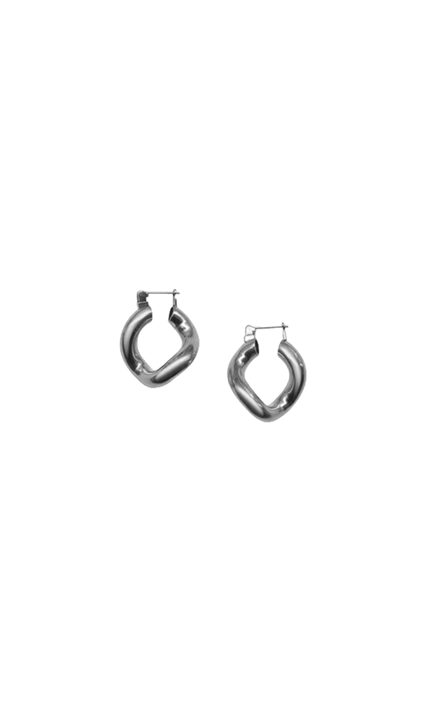 laura lombardi Silver Mini Anima Earrings