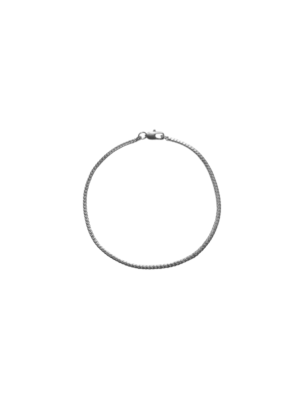 laura lombardi Silver Mini Omega Bracelet