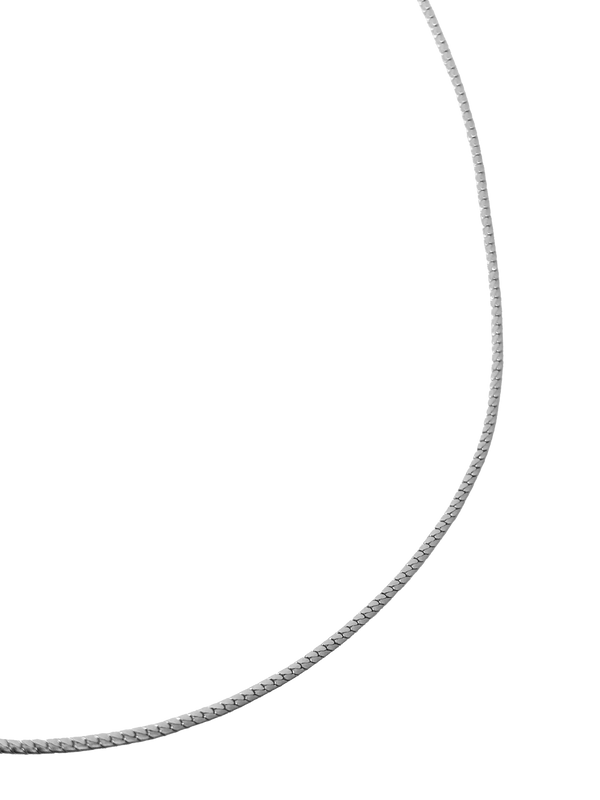 Laura Lombardi Silver Mini Omega Chain