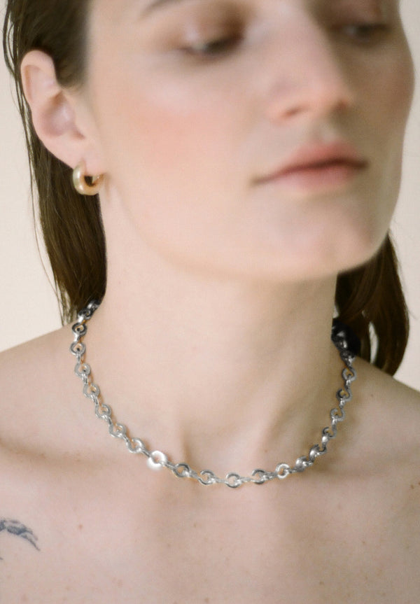 Laura Lombardi Silver Nuova Necklace