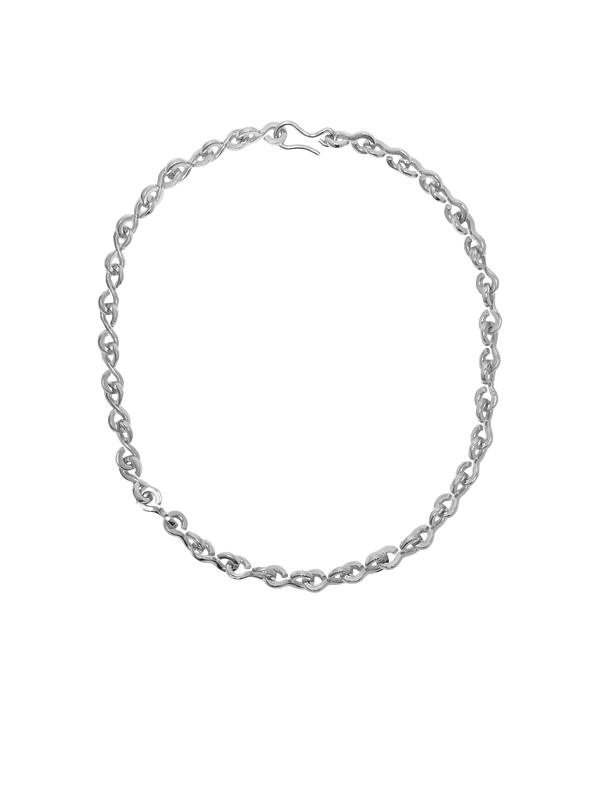 laura lombardi Silver Nuova Necklace