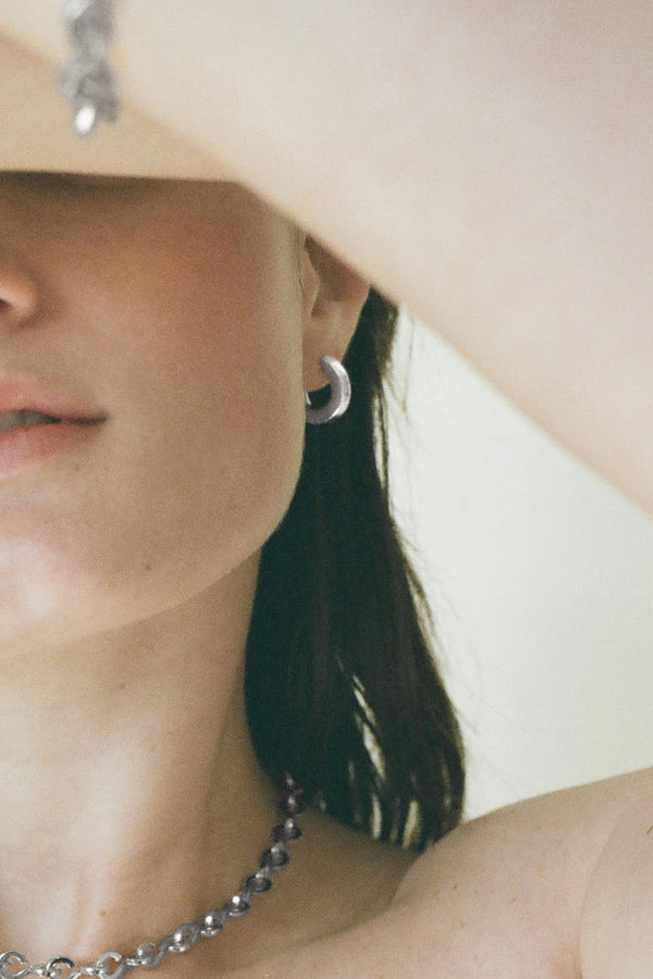 Laura Lombardi Silver Persa Earrings