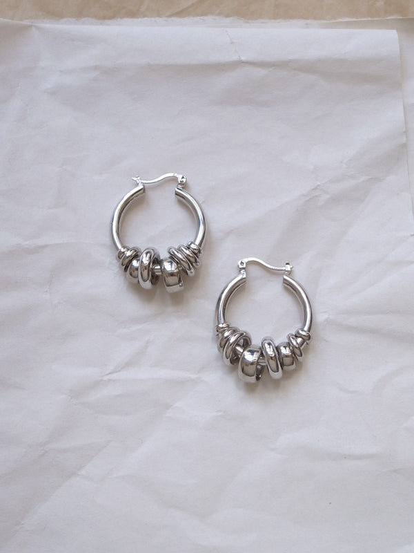 Laura Lombardi Silver Radda Earrings