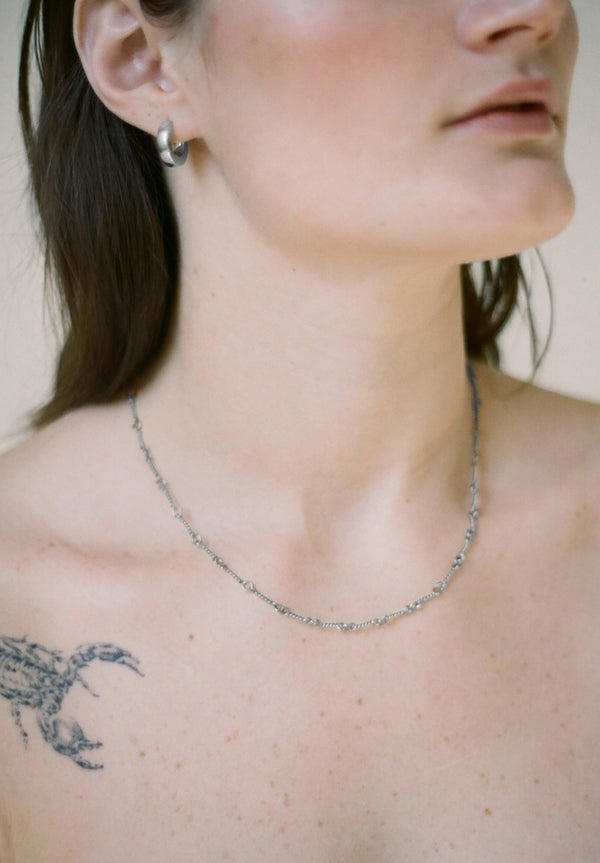 Laura Lombardi Silver Riccio Chain