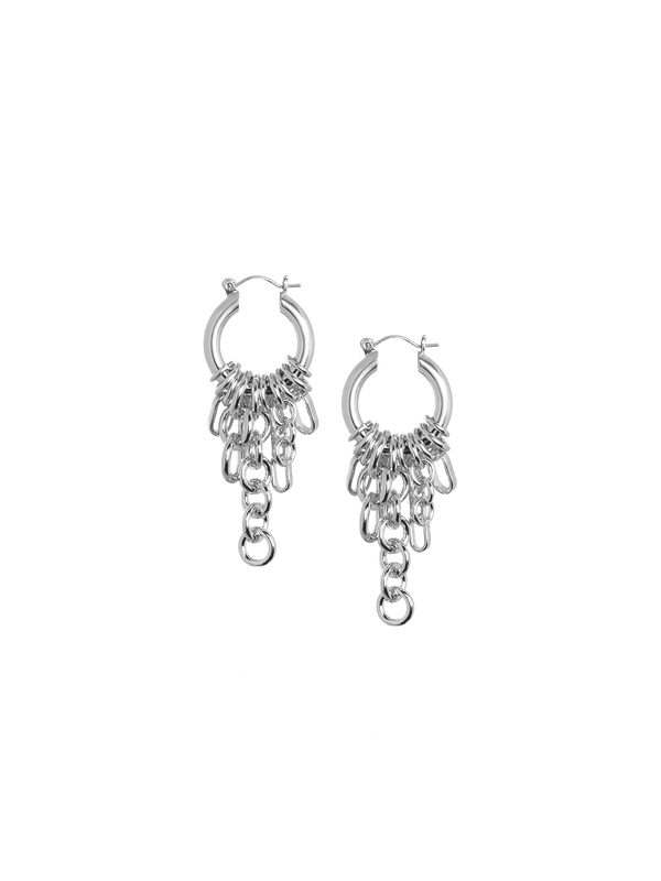 laura lombardi Silver Sabbia Earrings