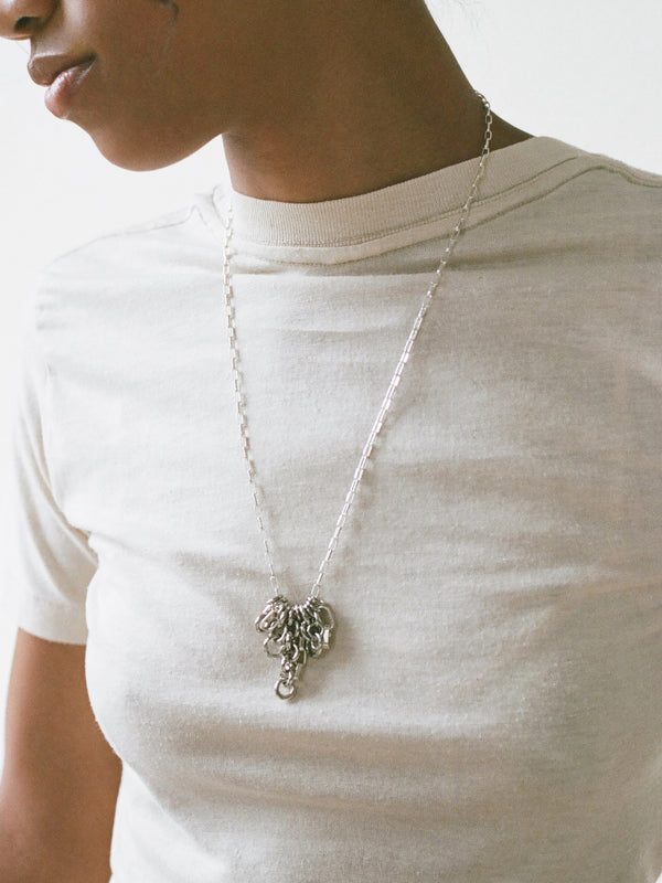 Laura Lombardi Silver Sabbia Necklace