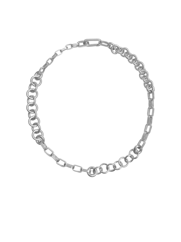 laura lombardi Silver Stessa Necklace