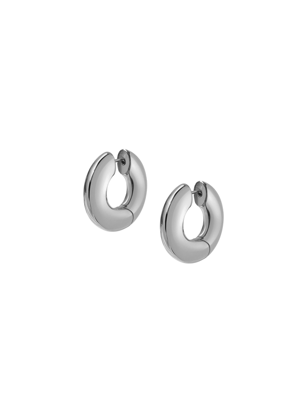 Laura Lombardi Silver Terra Hoops