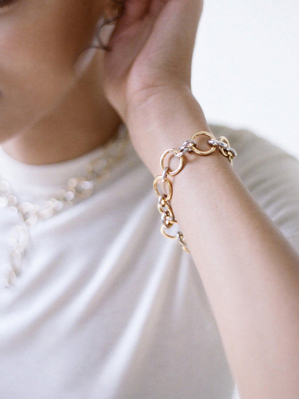 Laura Lombardi Two Tone Aria Bracelet