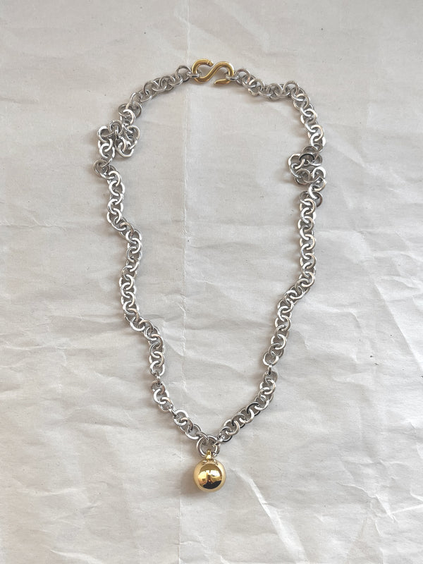 Laura Lombardi Two Tone Campana Necklace