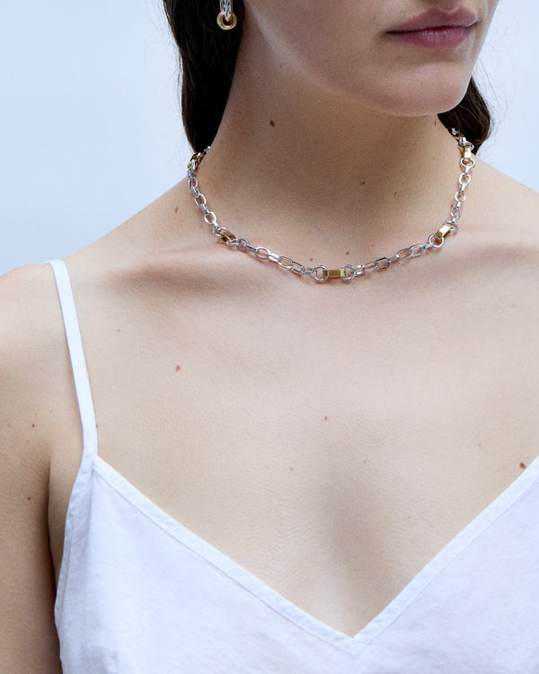 Laura Lombardi Two Tone Centa Necklace