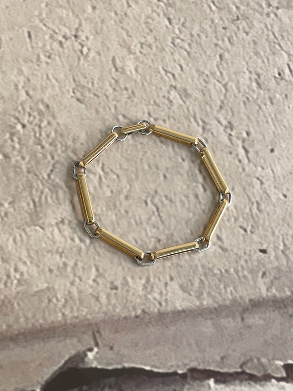 Laura Lombardi Two Tone Chiusa Bracelet
