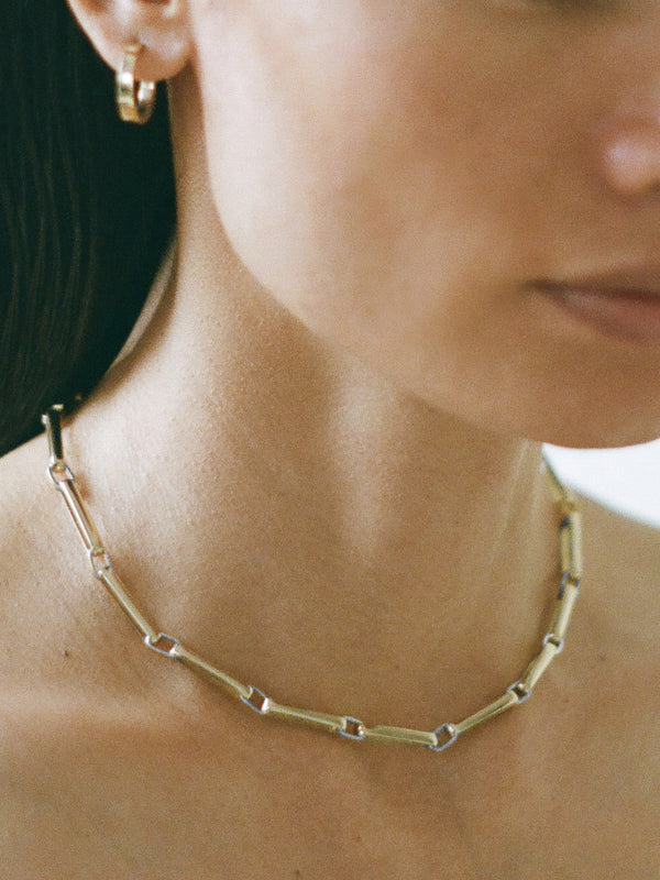 Laura Lombardi Two Tone Chiusa Necklace