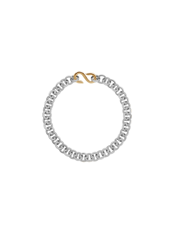 laura lombardi Two Tone Colonna Bracelet