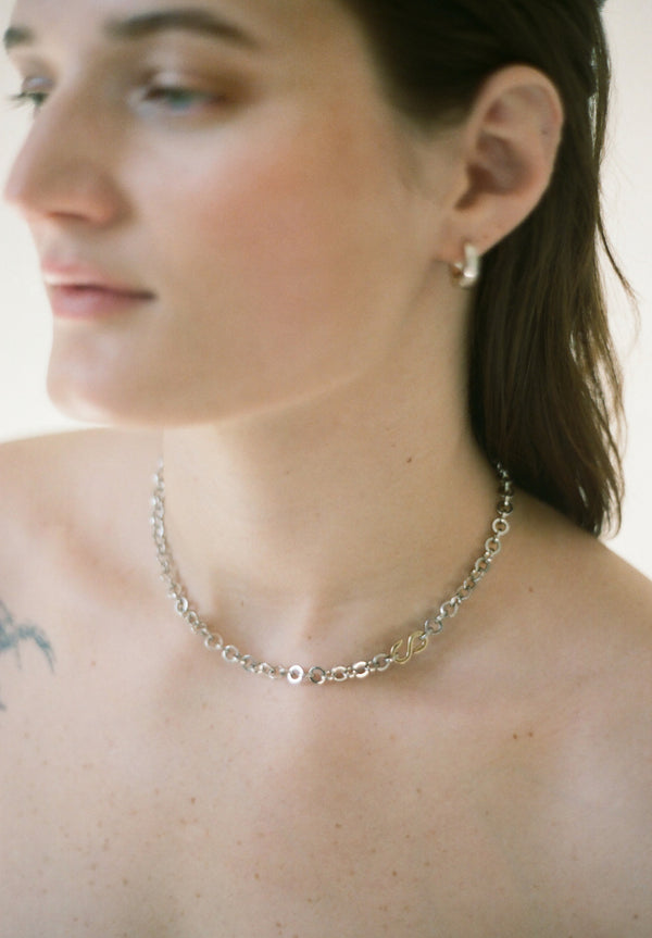 Laura Lombardi Two Tone Colonna Necklace