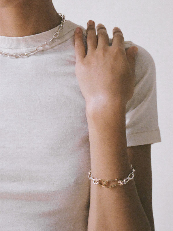 Laura Lombardi Two Tone Fara Bracelet