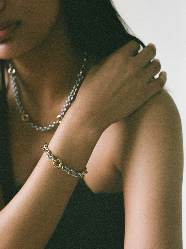 Laura Lombardi Two Tone Fillia Bracelet