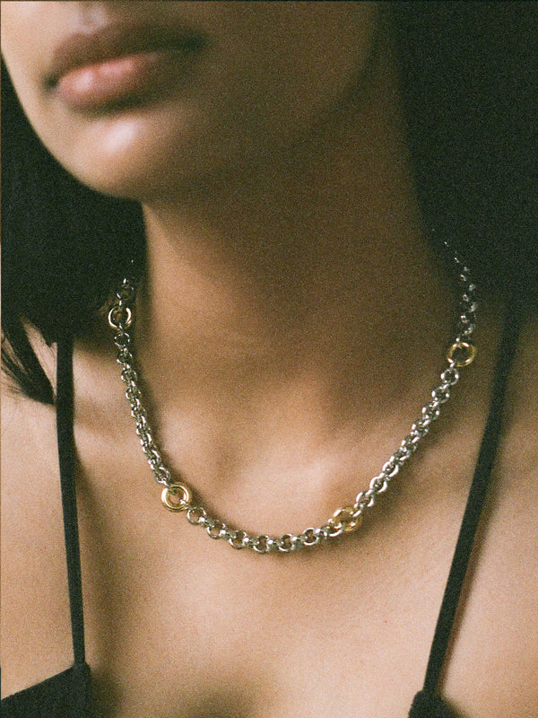 Laura Lombardi Two Tone Fillia Necklace