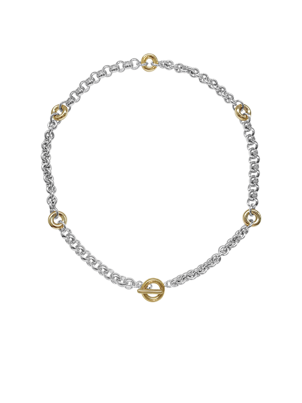 laura lombardi Two Tone Fillia Necklace