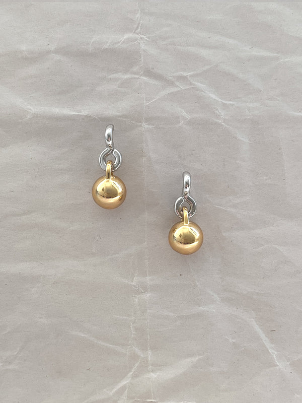Laura Lombardi Two Tone Gioca Earrings