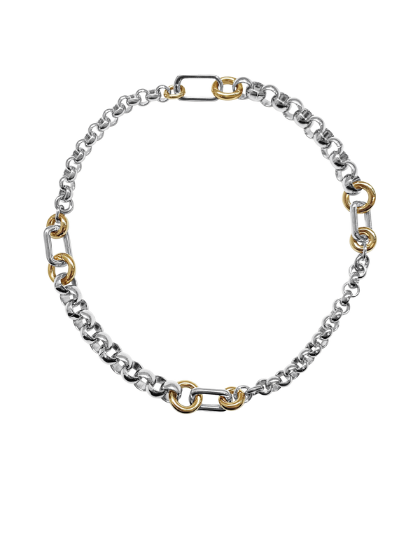 laura lombardi Two Tone Pietra Necklace