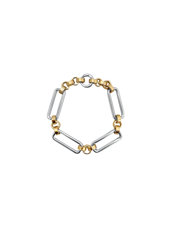 laura lombardi Two Tone Stanza Bracelet