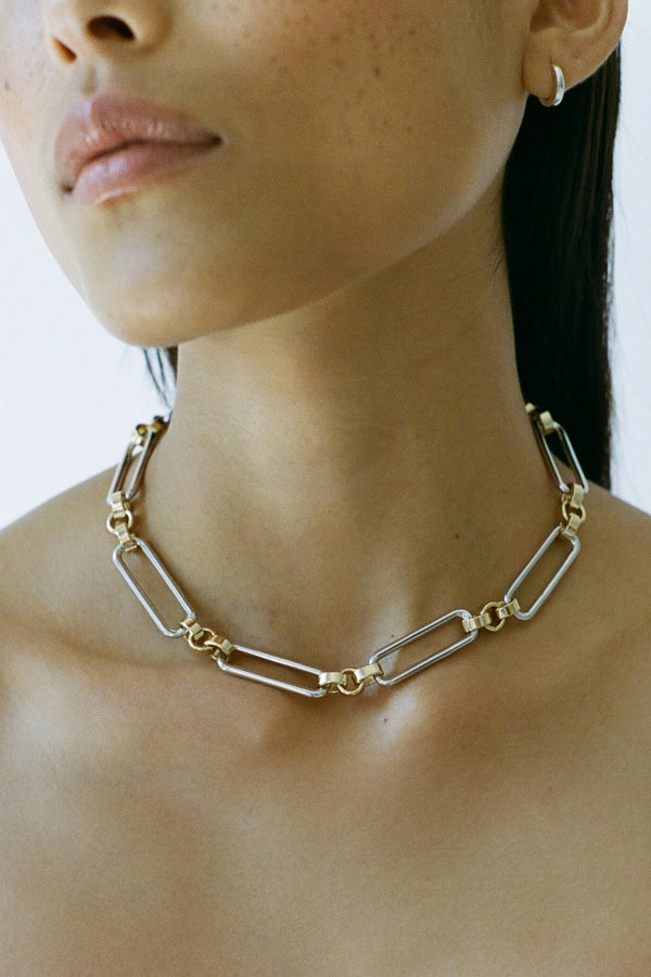 Laura Lombardi Two Tone Stanza Necklace