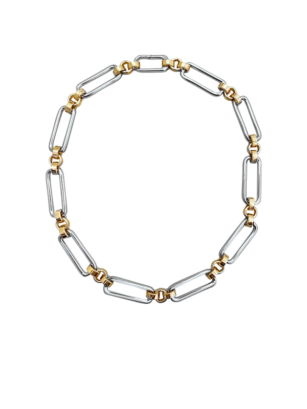 laura lombardi Two Tone Stanza Necklace