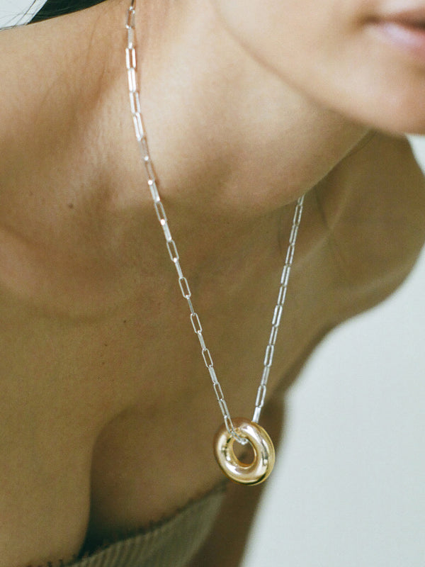 Laura Lombardi Two Tone Terra Necklace