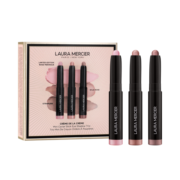 laura mercier Crème de la Crème Mini Caviar Stick Eye Shadow Trio