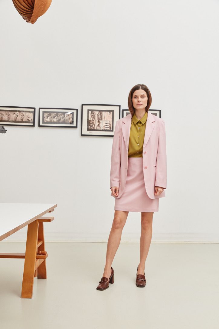 Laura Urbinati BLAZER WOOL CASHMERE STRETCH FLANNEL