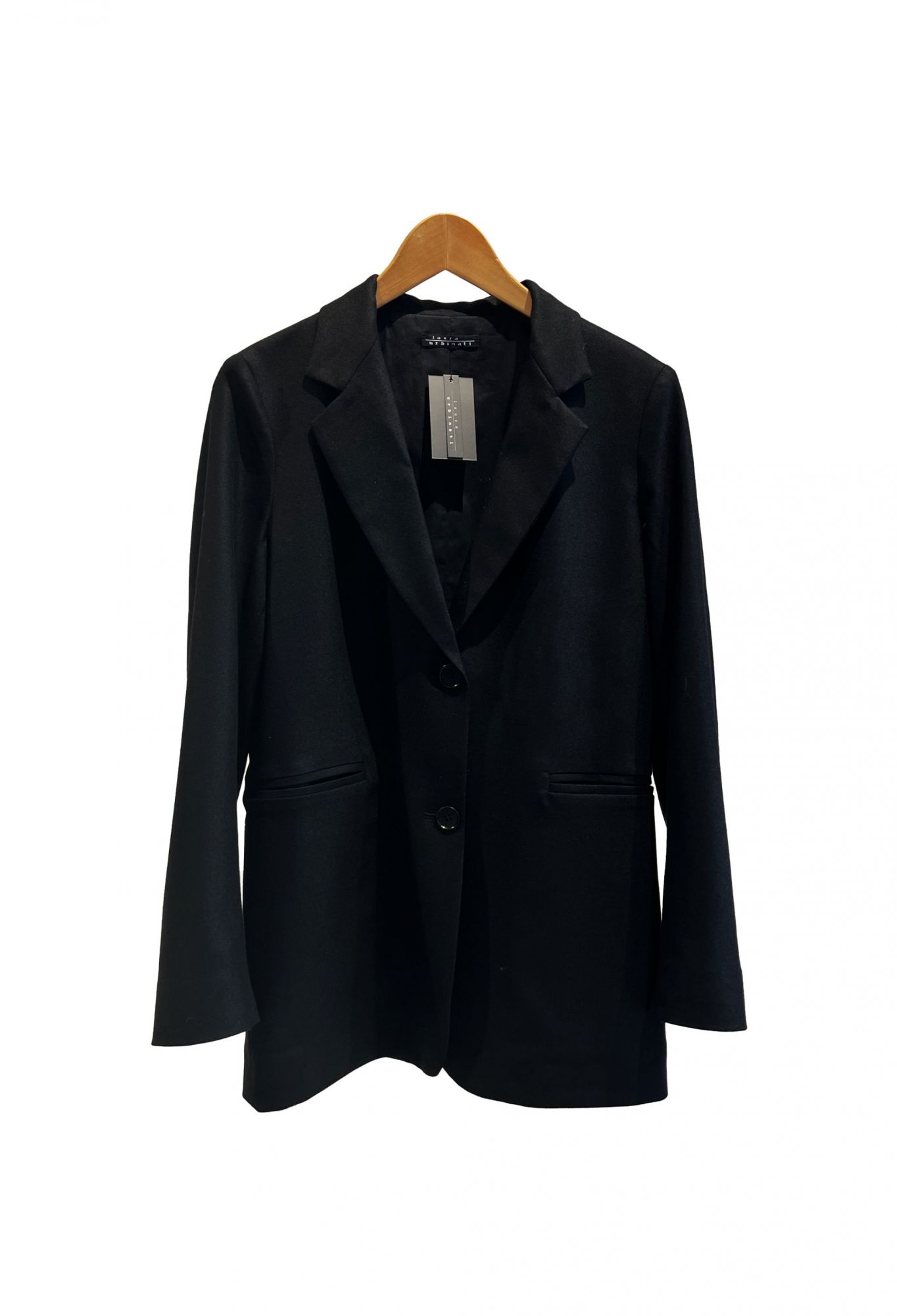 laura urbinati BLAZER WOOL CASHMERE STRETCH FLANNEL