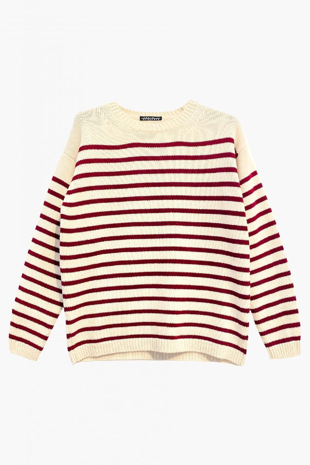 Laura Urbinati BOXY SWEATER CHUNKY 100% CASHMERE MADE IN ITALY