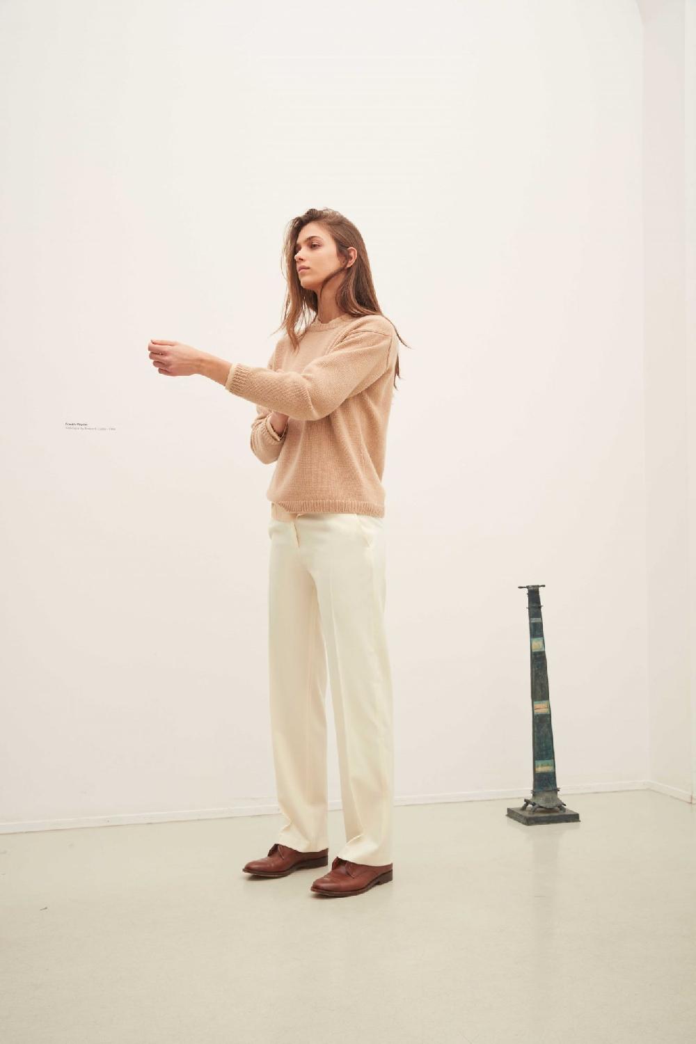 laura urbinati CHUNKY BOXY SWEATER CHUNKY 100% CASHMERE MADE IN ITALY