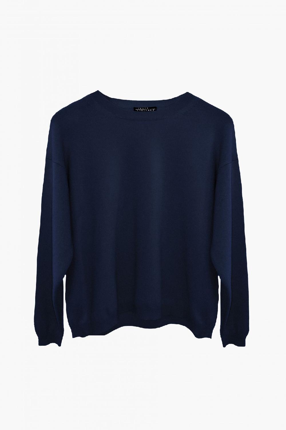 laura urbinati CREW NECK SWEATER 100% CASHMERE MADE IN ITALY